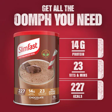 SlimFast Powder Chocolate 584g - Image 2