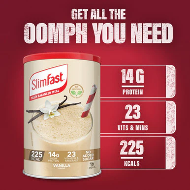 SlimFast Powder Vanilla 584g - Image 2