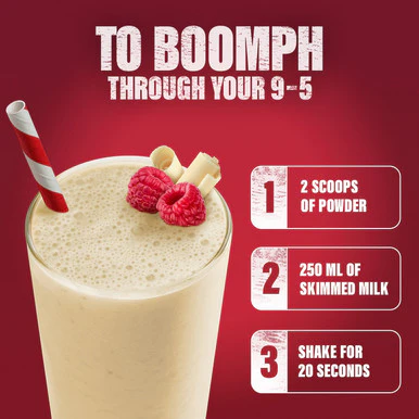 SlimFast Powder White Choc Raspberry 584g - Image 3