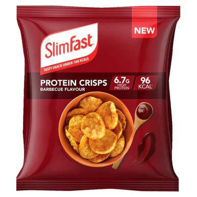 Slimfast Protein Crisps BBQ 12 x 23g - Image 2