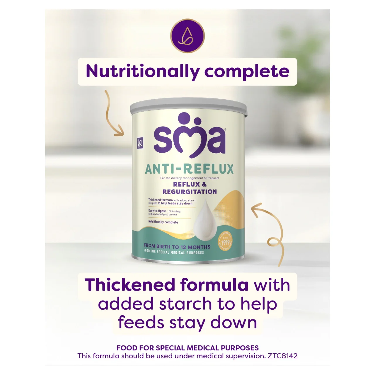 SMA Anti-Reflux Formula From Birth 800g - Image 6