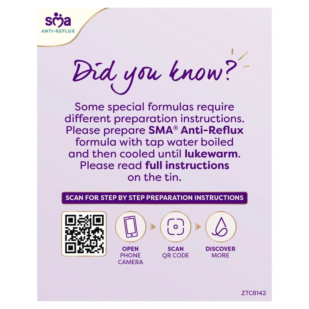 SMA Anti-Reflux Formula From Birth 800g - Image 9