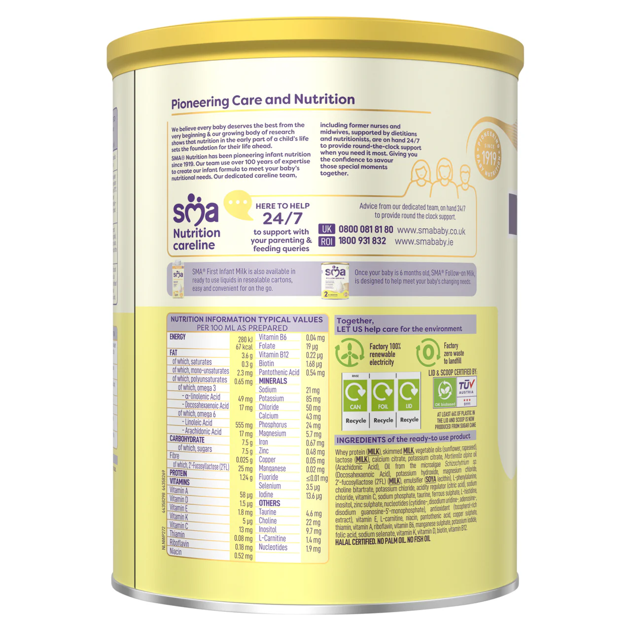 SMA First Infant Milk From Birth 800g - Image 3