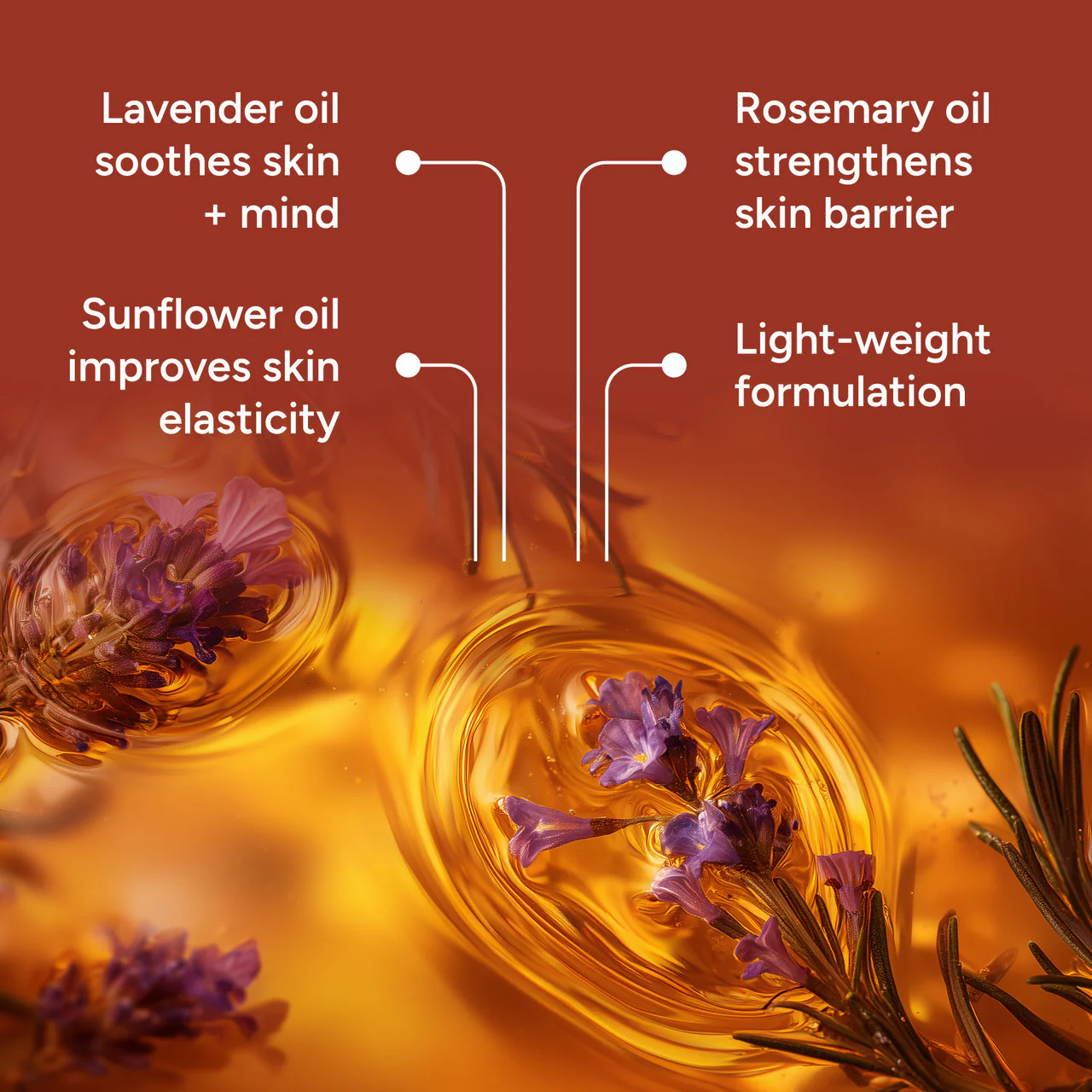 Smile Makers Regenrating Body Massage Oil Rosemary & Lavender 100ml - Image 4