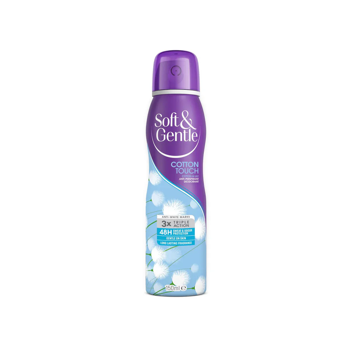 Soft & Gentle Anti-Perspirant Deodorant Spray Cotton Touch 150ml
