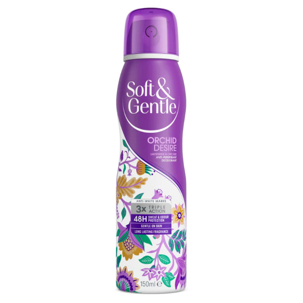 Soft & Gentle Anti-Perspirant Deodorant Spray Orchid Desire 150ml