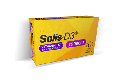 Solis-D3 25,000iu Softgel Capsules
