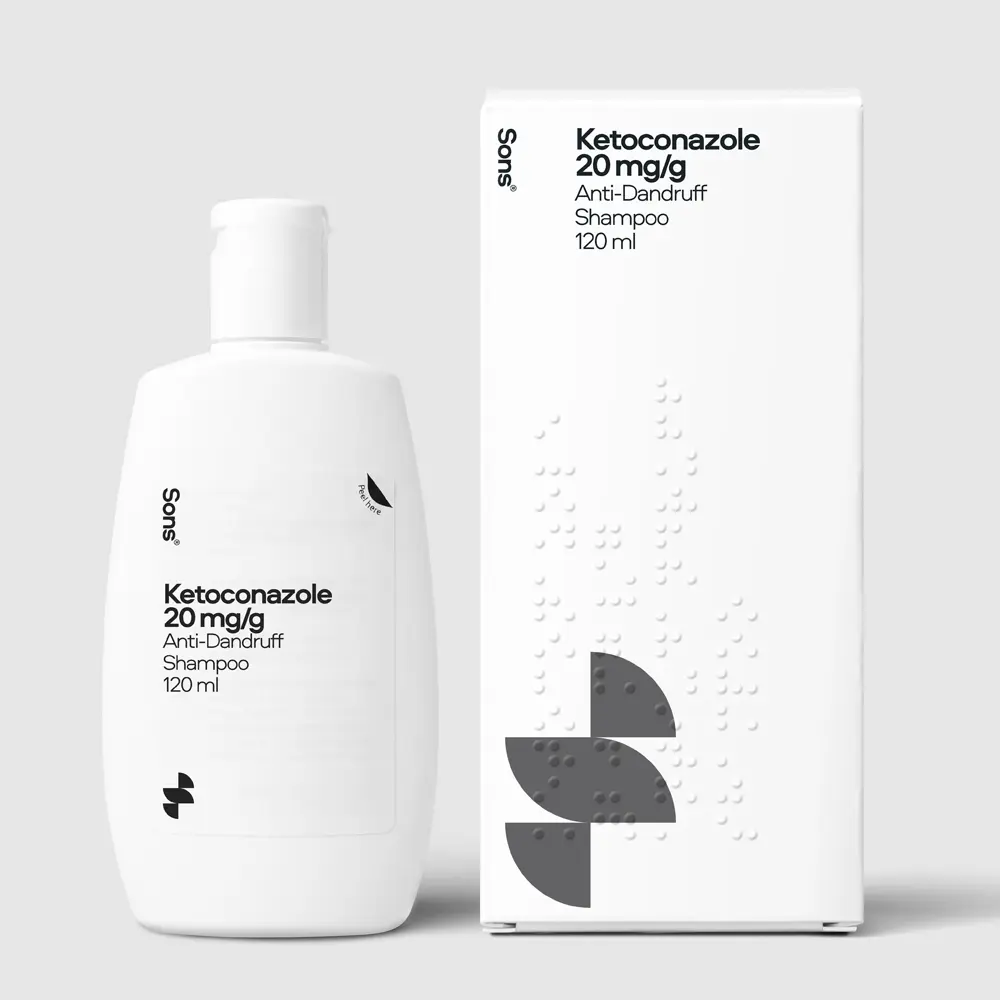 Sons Ketaconazole 20mg/g Anti-Dandruff Shampoo 120ml