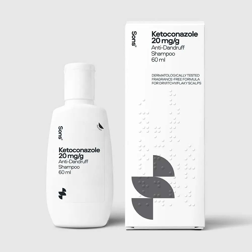 Sons Ketaconazole 20mg/g Anti-Dandruff Shampoo 60ml