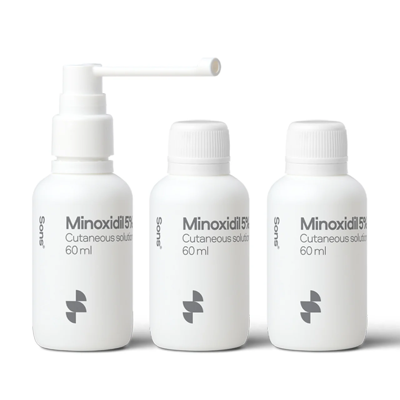 Sons Minoxidil 5% Spray 3 Pack x2 - Image 2
