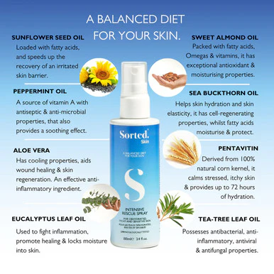 Sorted Skin Intensive Rescue Spray 100ml - Image 3