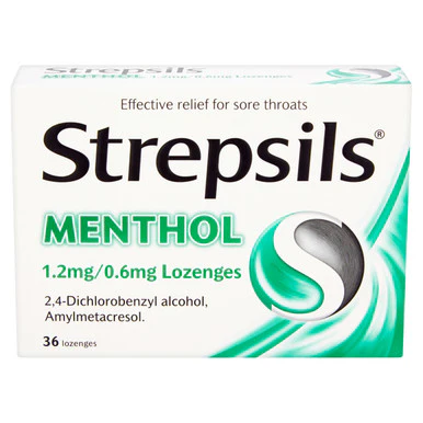 Strepsils Menthol Lozenges 36 Lozenges