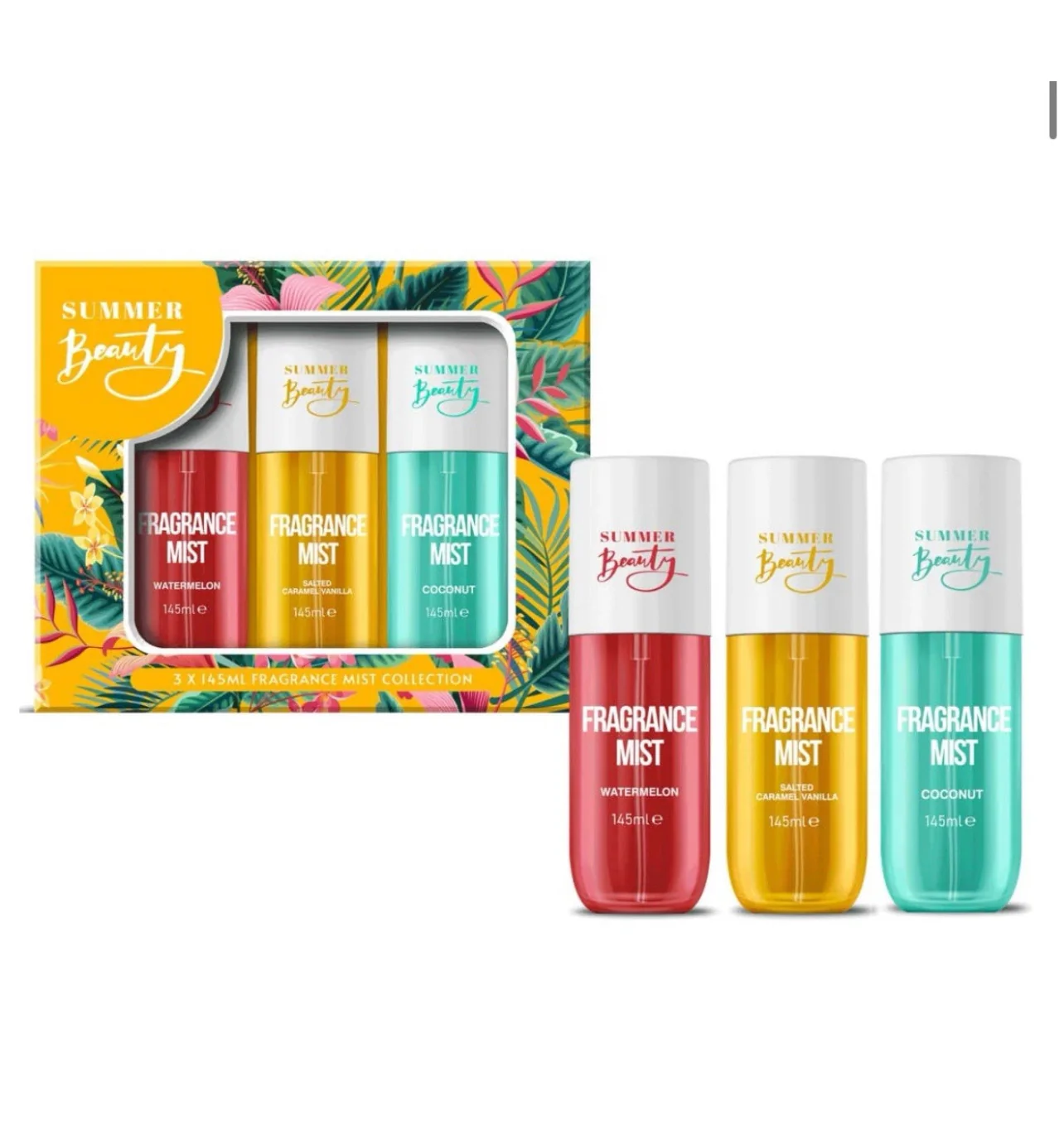 Summer Beauty Body Mists Set 3 Pack