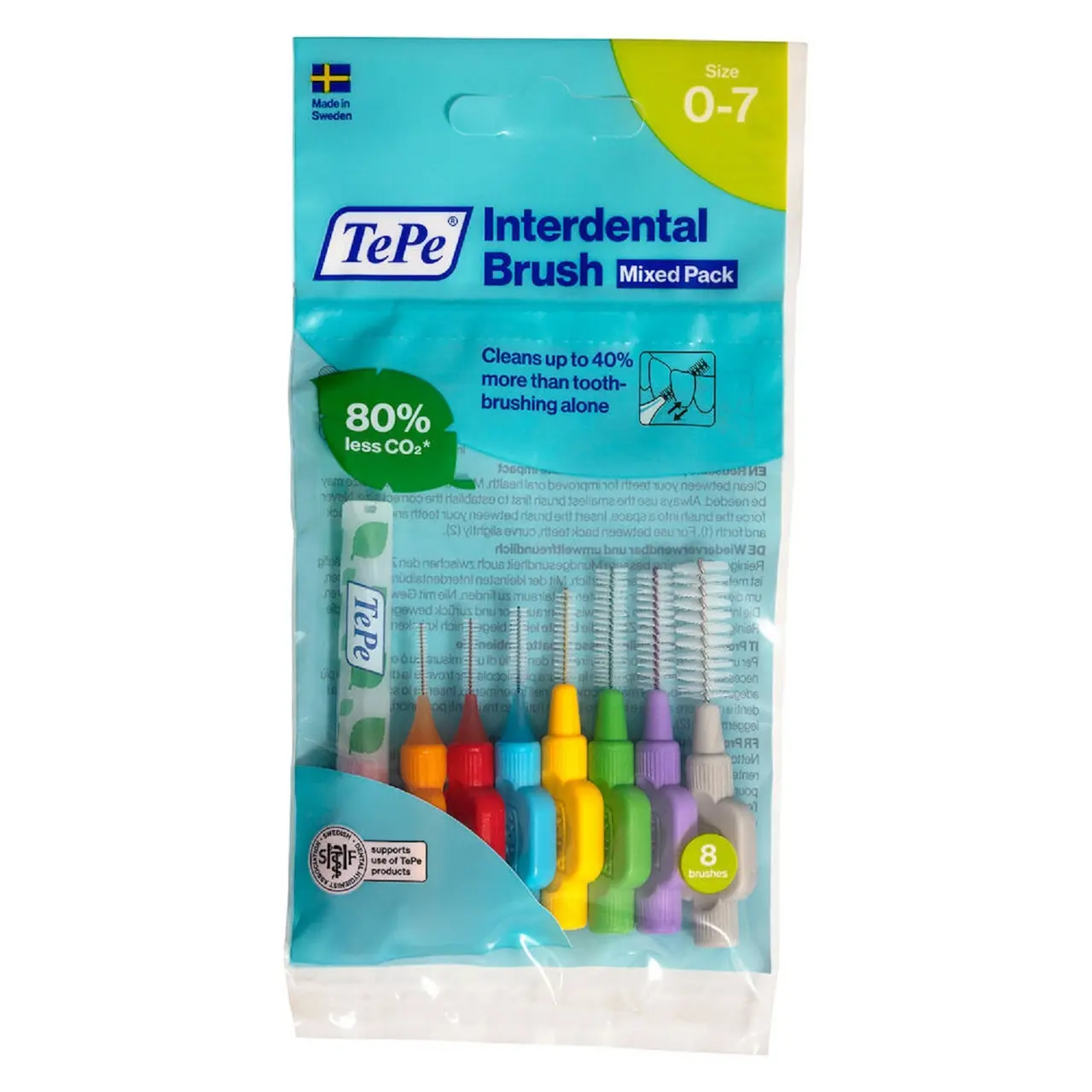 TePe Interdental Brushes Mixed Pack 8 Pieces