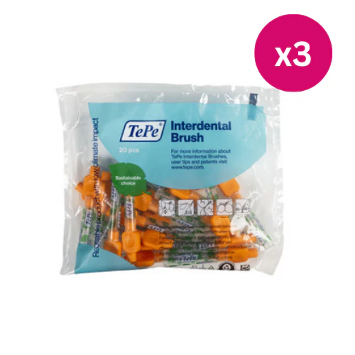 TePe Interdental Brushes Original Orange x3