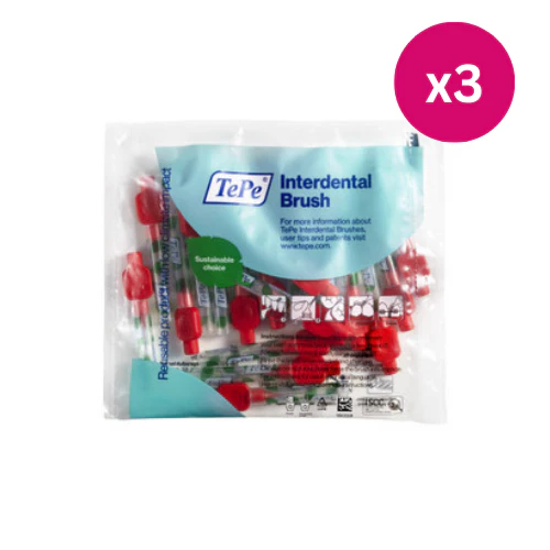 TePe Interdental Brushes Original Red x3