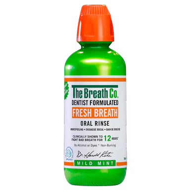 The Breath Co Mouthwash Mild Mint 500ml