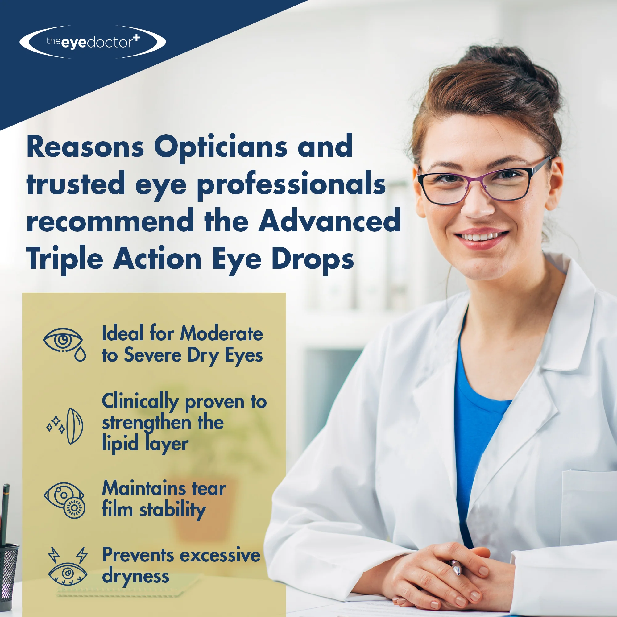 The Eye Doctor Advanced Triple Action Eye Drops 10ml - Image 3