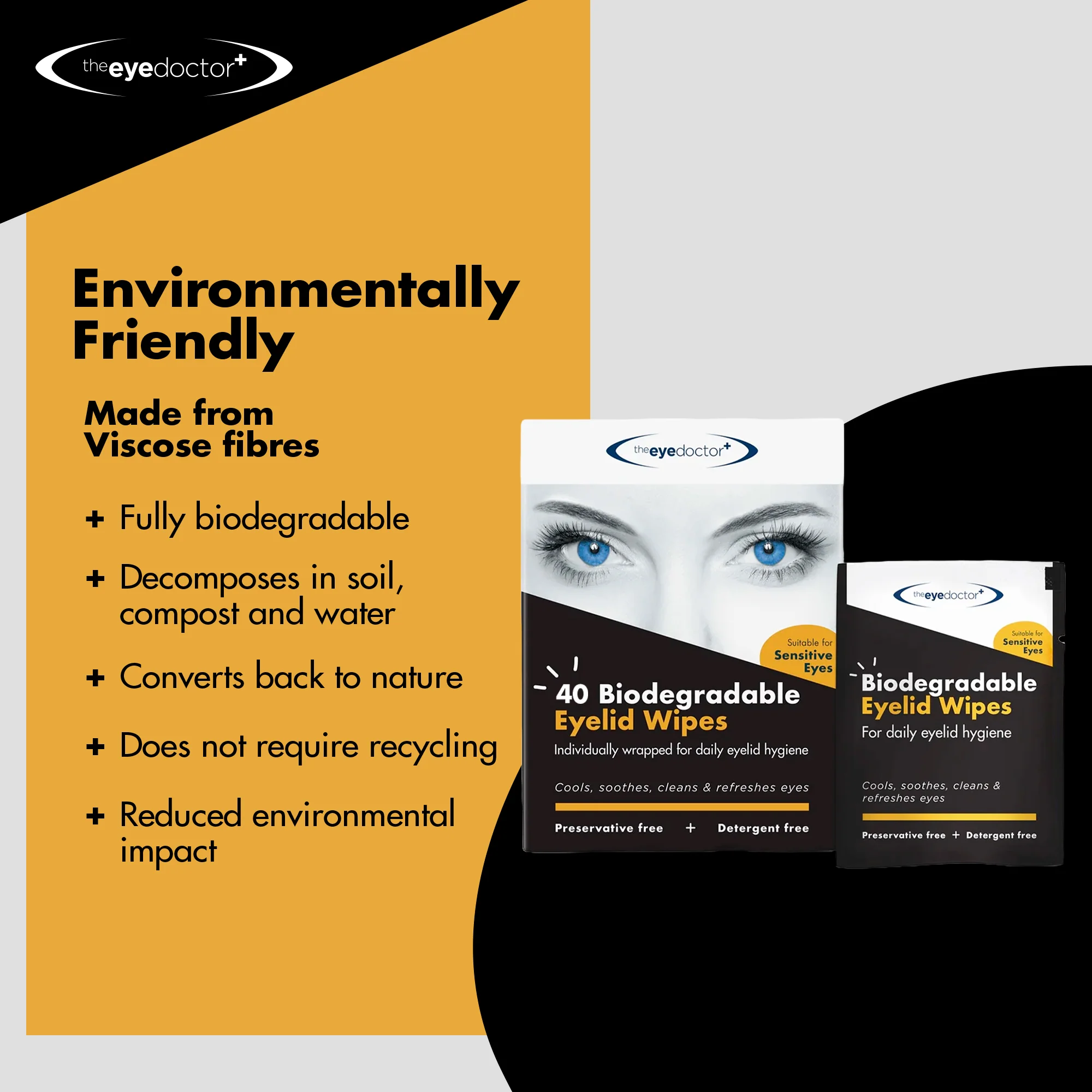 The Eye Doctor Eye Lid Wipes 40 Pack - Image 2