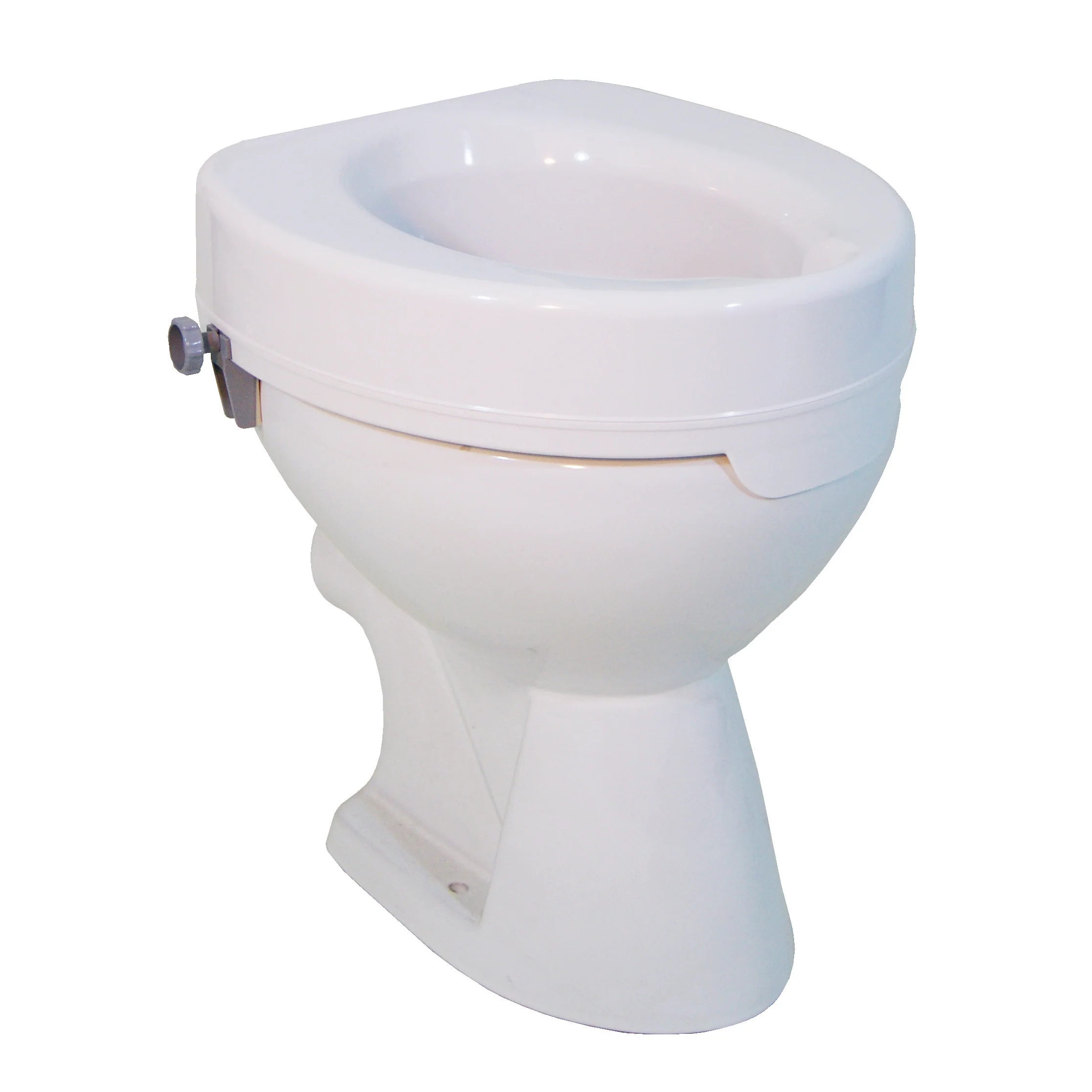 Ticco 2G Raised Toilet Seat without lid 10cm/4"- White