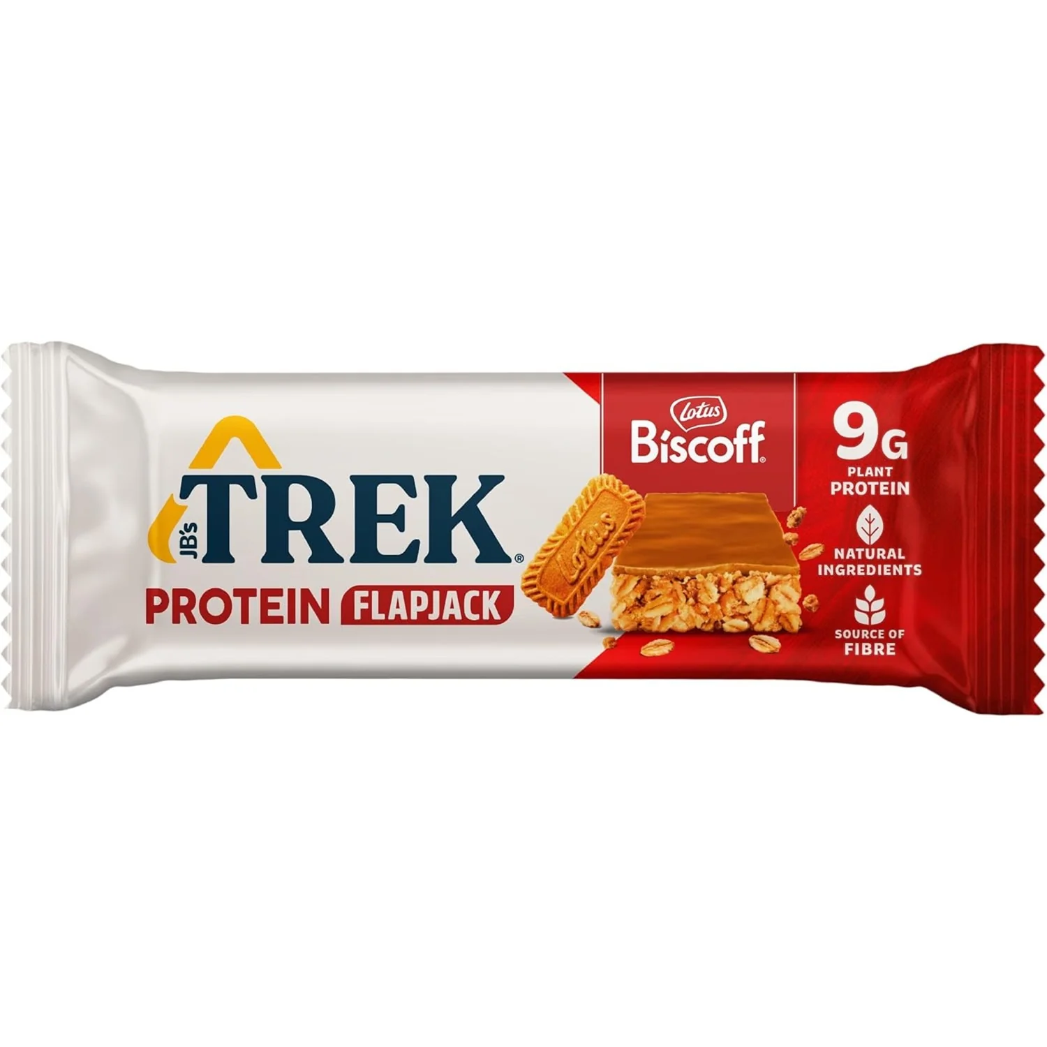 Trek Protein Flapjacks Biscoff 16x50g - Image 2