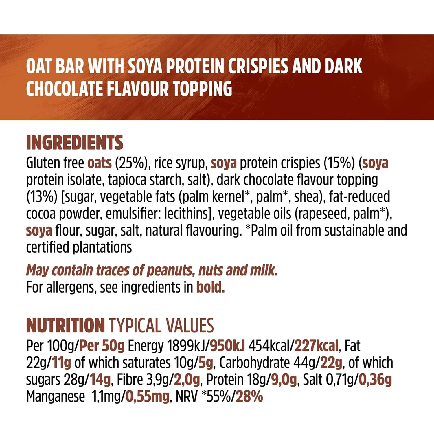 Trek Protein Flapjacks Cocoa Oat 16x50g - Image 6