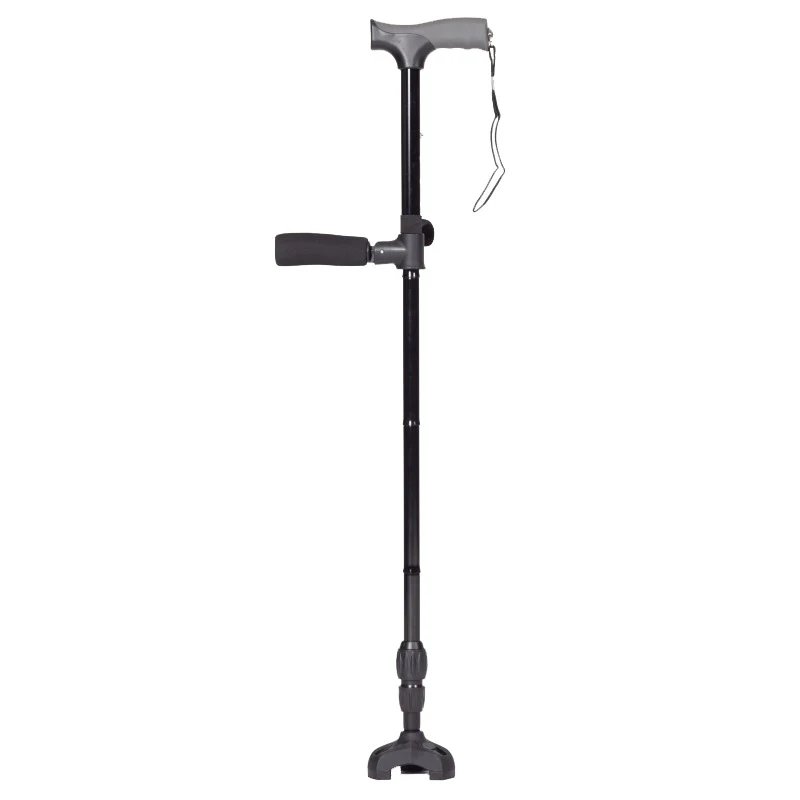 Twin Handled Walking Stick - Black