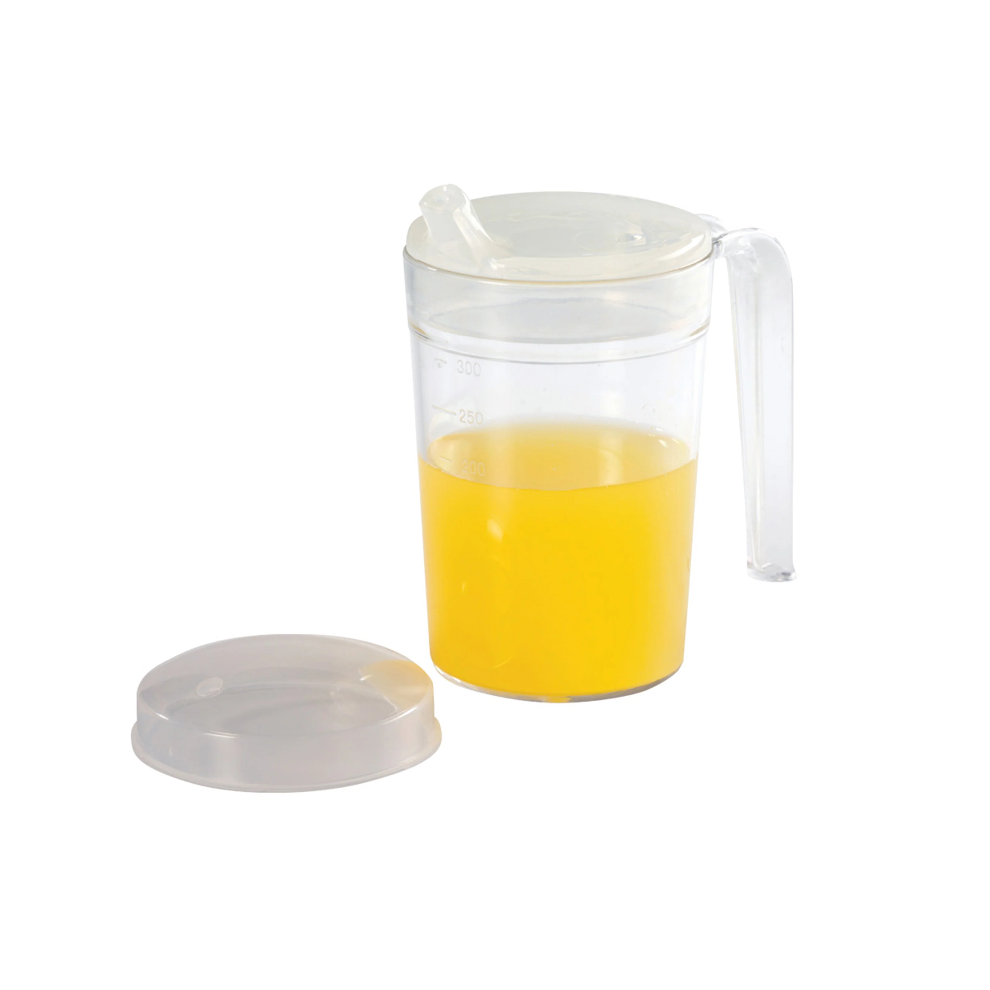 One Handled Mug With 2 Lids 300ml
