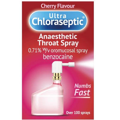 Ultra Chloraseptic Anaesthetic Throat Spray Cherry