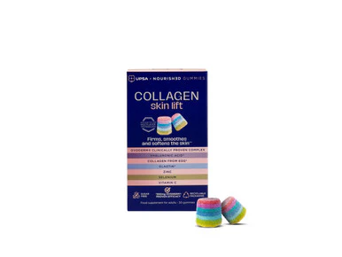 UPSA x Nourished 7-in-1 Collagen Skin Lift Gummies for Adults 30 Gummies