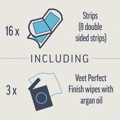 Veet Expert Cold Wax Strips Bikini Sensitive 16 Strips - Image 5