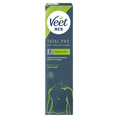 Veet Men Chest & Body Hair Removal Cream for Normal Skin 200ml