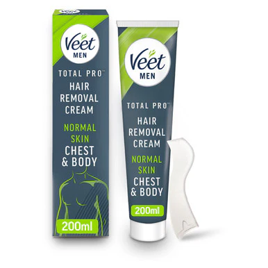 Veet Men Chest & Body Hair Removal Cream for Normal Skin 200ml - Image 2