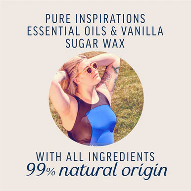 Veet Pure Inspirations Oriental Hot Wax Body & Face Essential Oils & Floral Vanilla 250ml - Image 8