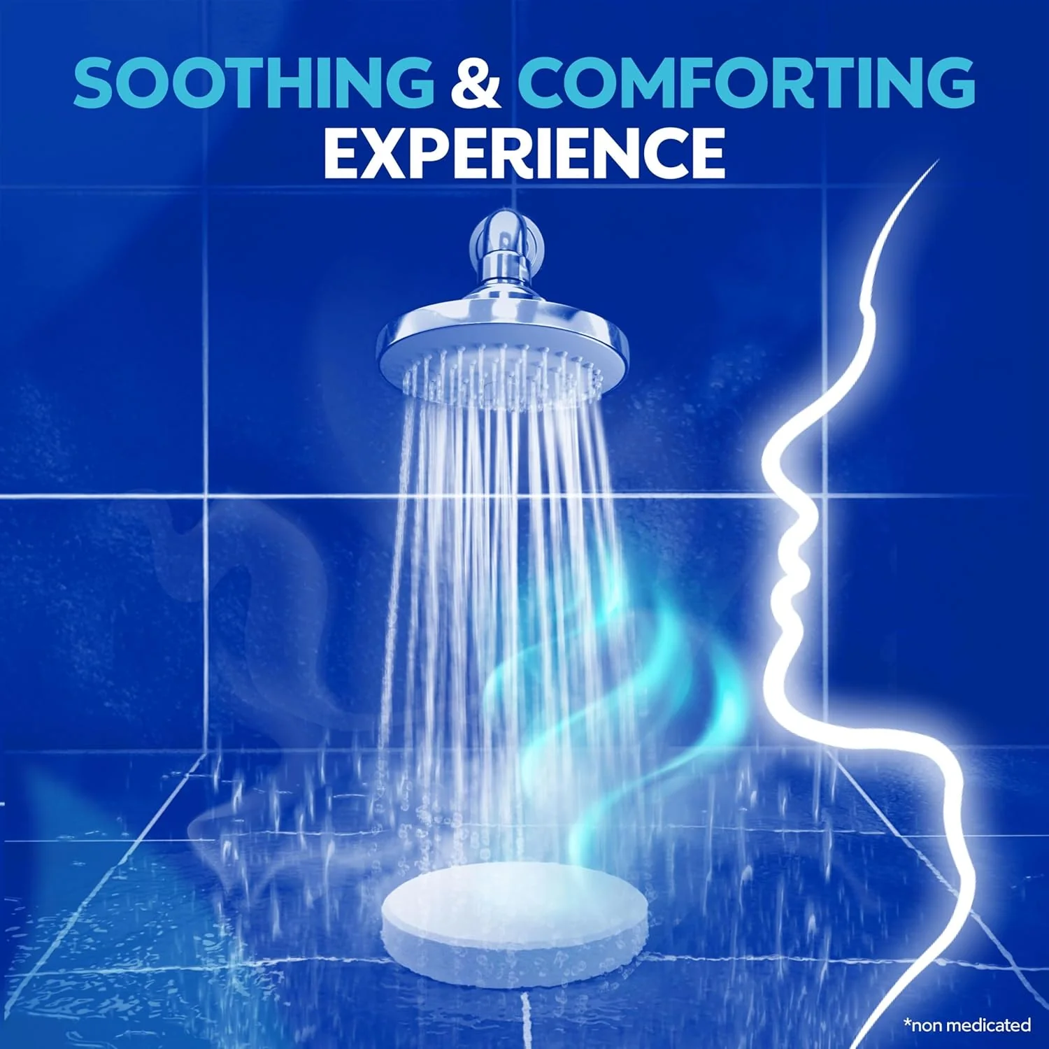 Vicks Vapo Shower With Menthol & Camphor Scents Soothing Vapors 5 Tablets - Image 3