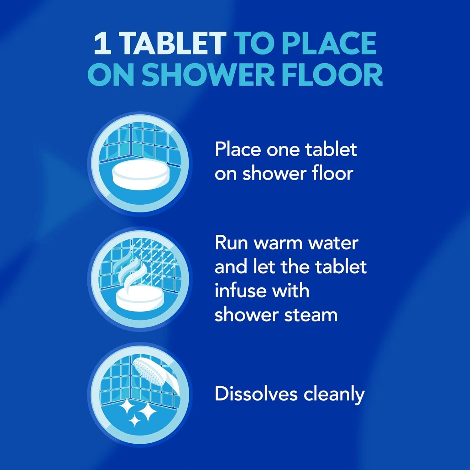 Vicks Vapo Shower With Menthol & Camphor Scents Soothing Vapors 5 Tablets - Image 5