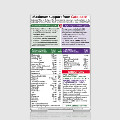 Vitabiotics Cardioace Max 84 Capsules - Image 3