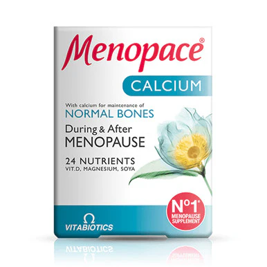 Vitabiotics Menopace Calcium Tablets 60 Tablets