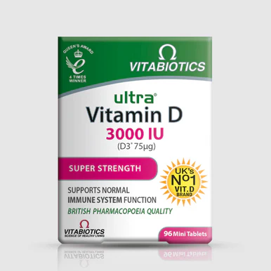 Vitabiotics Ultra Vitamin D 3000IU 96 Tablets