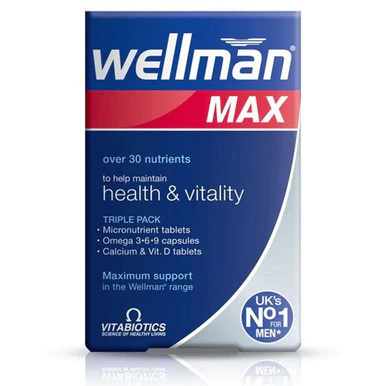 Vitabiotics Wellman Max 28 Capsules + 56 Tablets