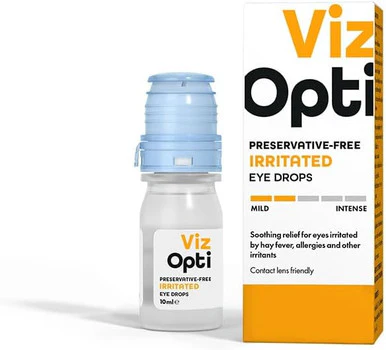 VizOpti Preservative Free Irritated Eyes Eye Drops 10ml