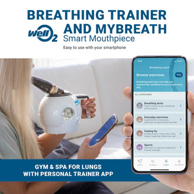 WellO2 MyBreath Smart Mouthpiece - Image 3