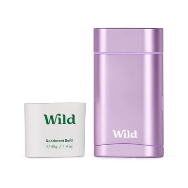 Wild Coconut & Vanilla Deodorant with Purple Case Starter Pack - Image 2