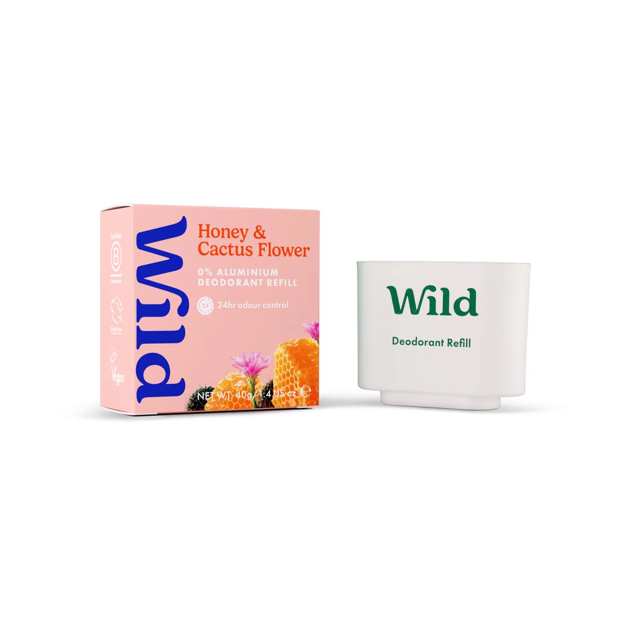 Wild Honey & Cactus Flower Deodorant Refill 40g