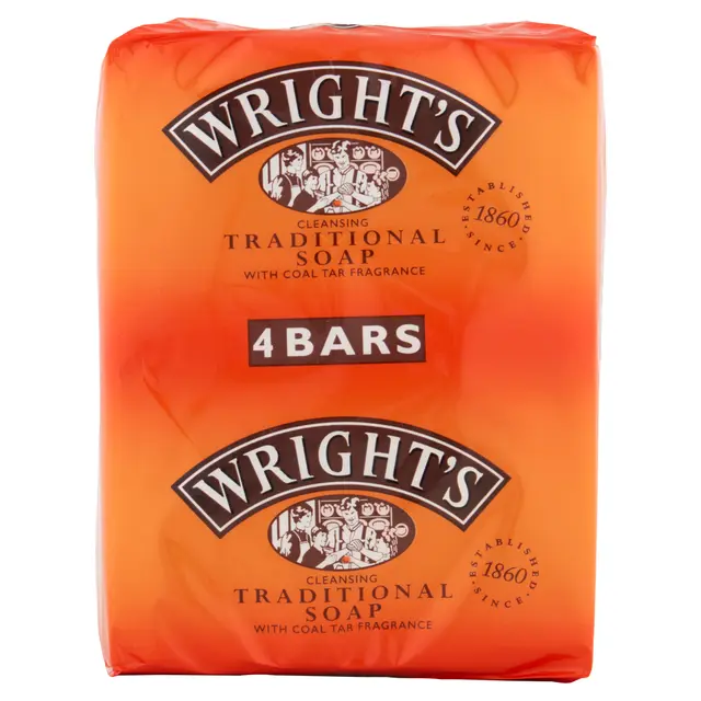 Wrights Traditional Soap 100g x 4