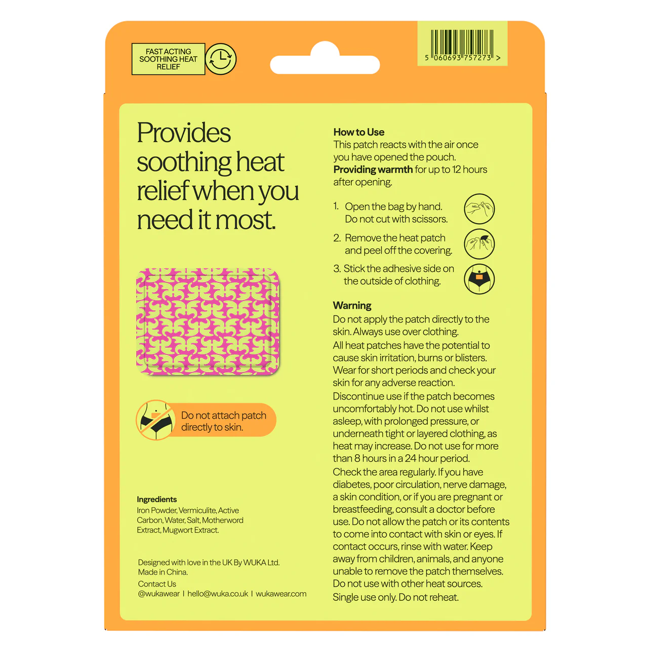 WUKA Heat Patches 4 Pack - Image 2