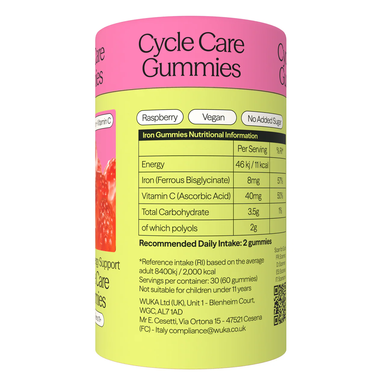 WUKA Teen Cycle Care Iron & Vitamin C 60 Gummies - Image 3