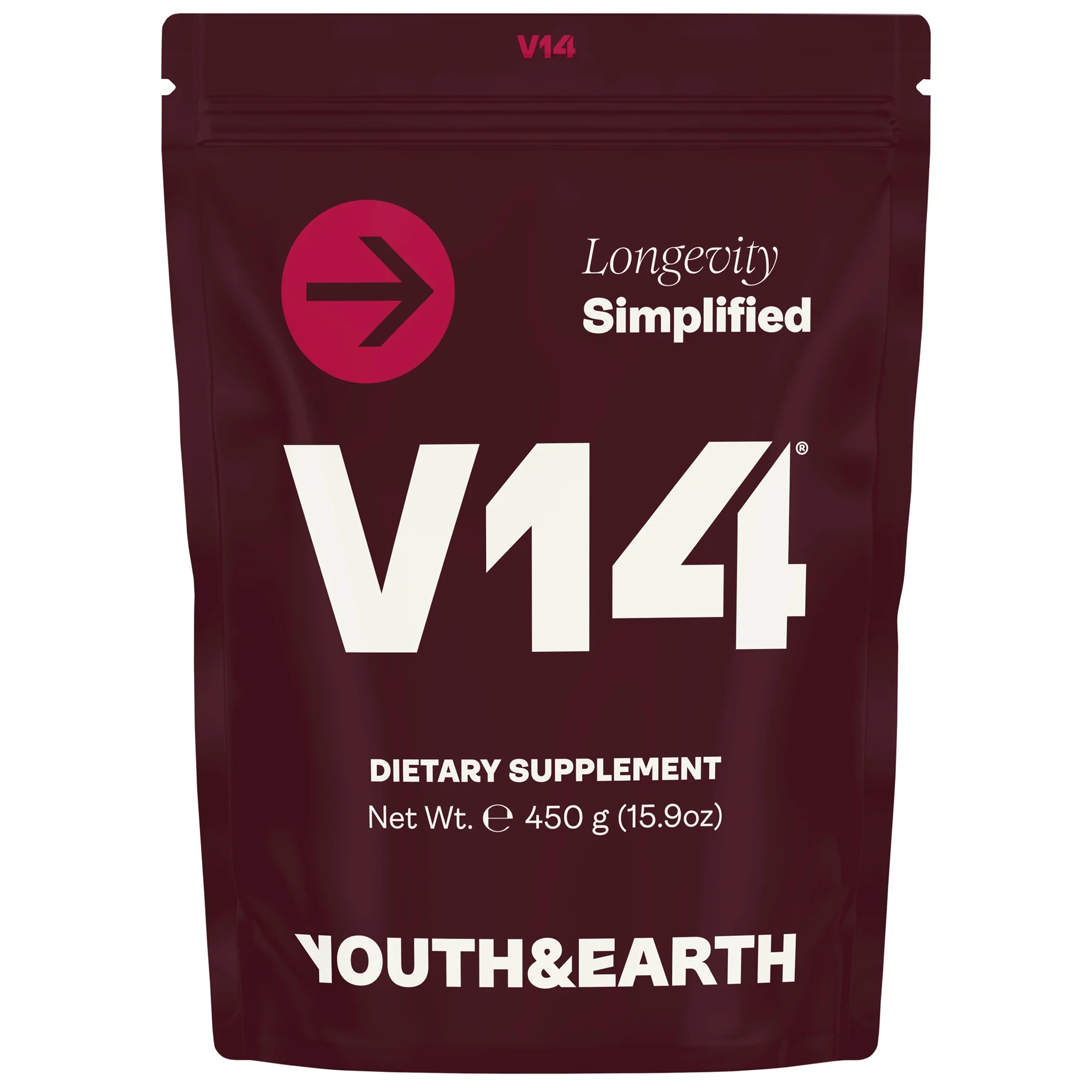 Youth & Earth V14 Superfood Reds Powder 27 Antioxidant Rich Superfruit 30 Servings