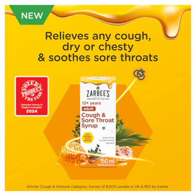 Zarbees Adult Cough Syrup 150ml - Image 3