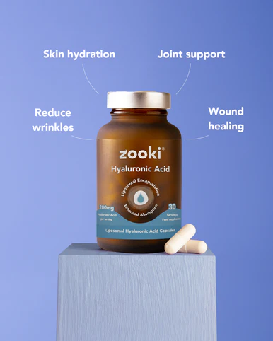 Zooki Liposomal Hyaluronic Acid 200mg 30 Capsules - Image 2